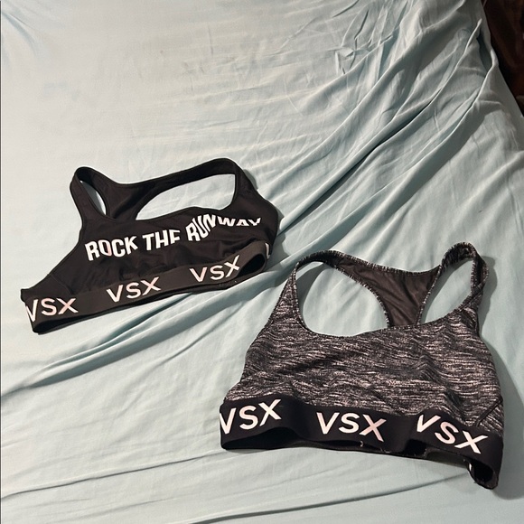 VSX Other - VSX Black and Patterned Sports Bras